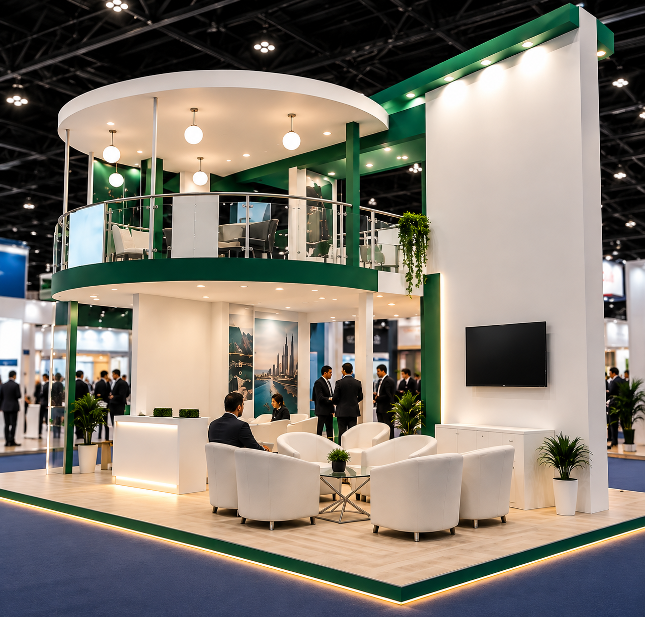 Exhibition stand showcase